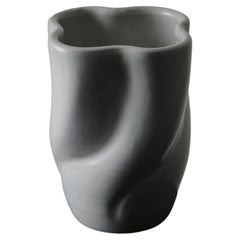 Grand vase en céramique en forme de spirale, signé Vicke Lindstrand, pour Upsala-Ekeby, Suède, années 1940