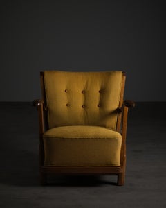 Frits Schlegel Model 1594 Beech Armchair for Fritz Hansen, Denmark, 1930s–1940s