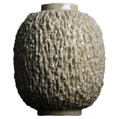 Gunnar Nylund „Hedgehog“ – Schamotte-Vase für Rörstrand, Schweden, 1930er Jahre