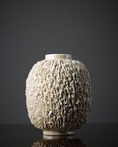 Gunnar Nylund „Hedgehog“ – Schamotte-Vase für Rörstrand, Schweden, 1930er Jahre