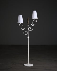 Swedish Grace Floor Lamp by Bjerkås Armatur, Sweden, 1940s