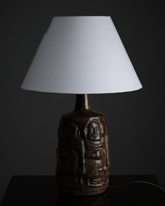 Ceramic Table Lamp by Åke Holm, Sweden, Mid-20th Century