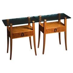 Pair of Carl-Axel Acking Bedside Tables for Bodafors, Sweden, 1950s
