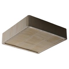 Scandinavian Modern Flush Mount in Woven Cord, Sweden, 1960s