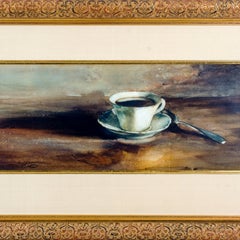 Cup of Tea Watercolor Painting by Denton