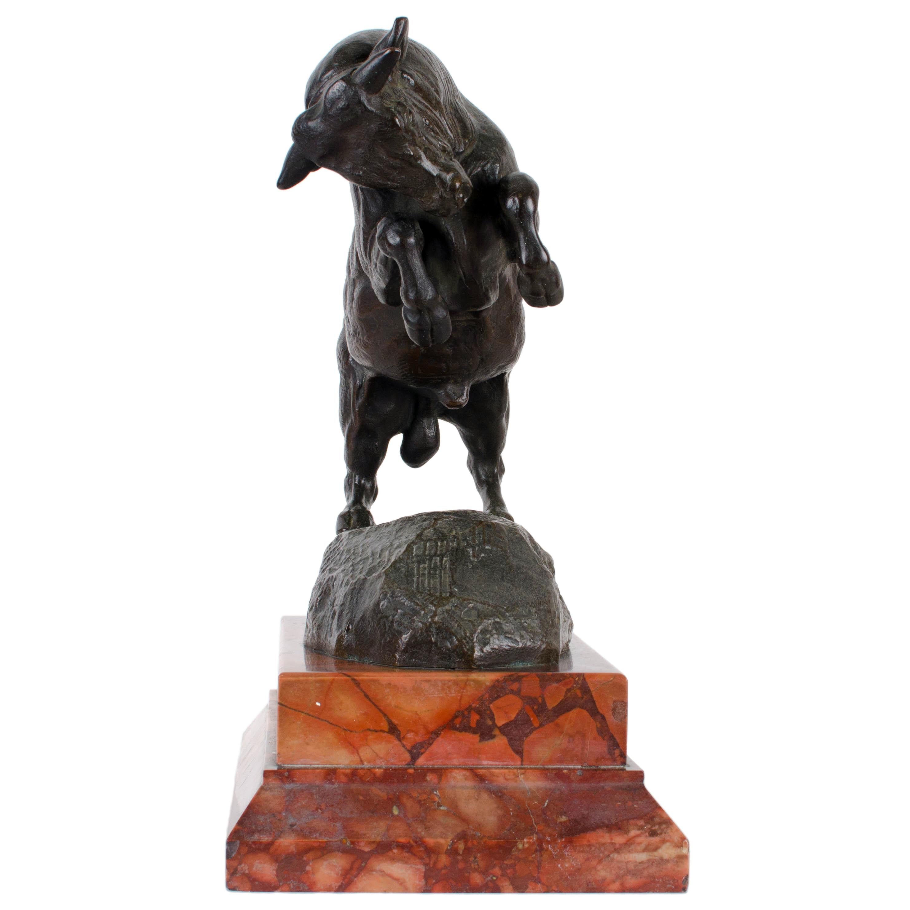 Antoine-Louis Barye - Taureau Cabré In Good Condition For Sale In Savannah, GA