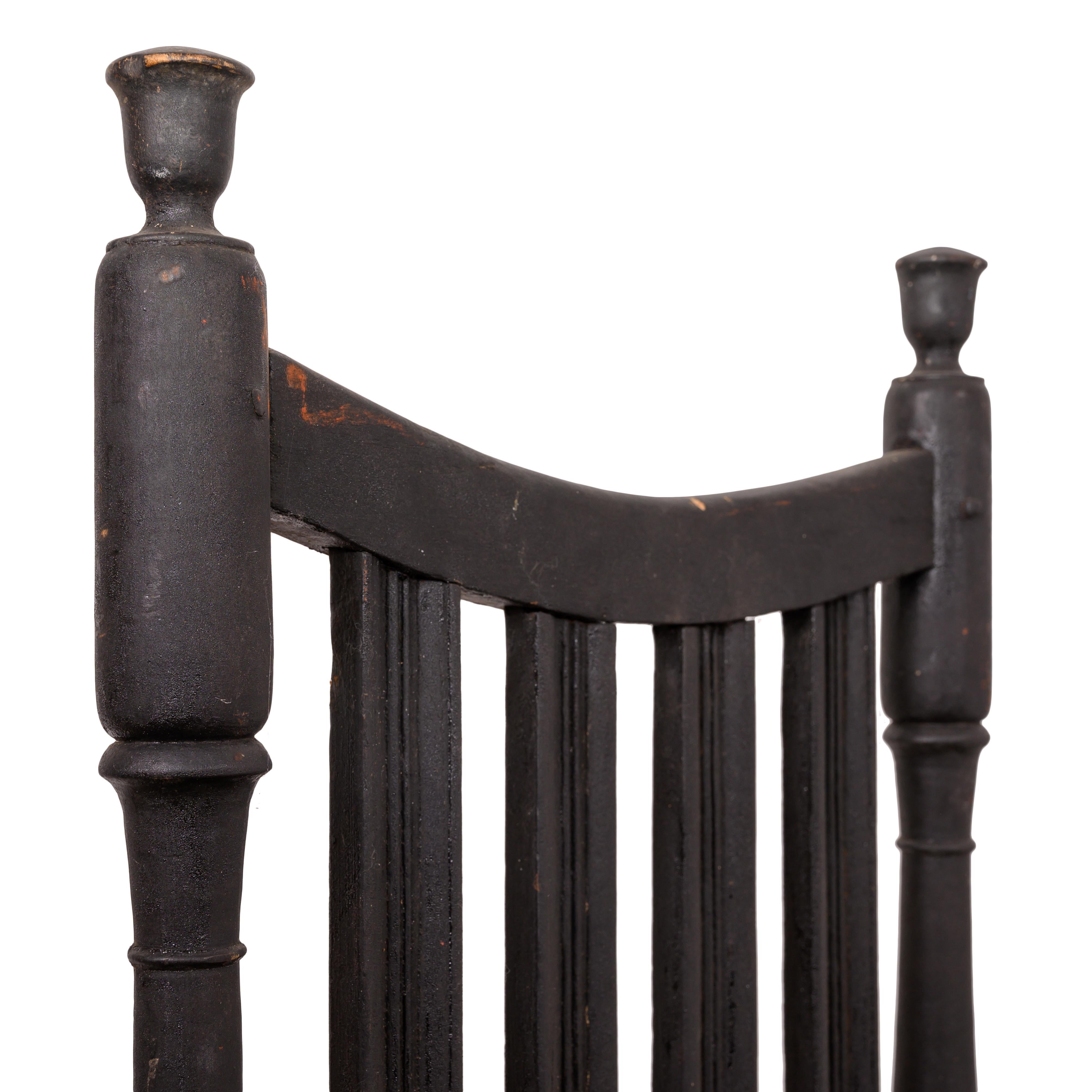 Chaise à dossier à empiècement, Connecticut, 18e siècle Bon état - En vente à Savannah, GA