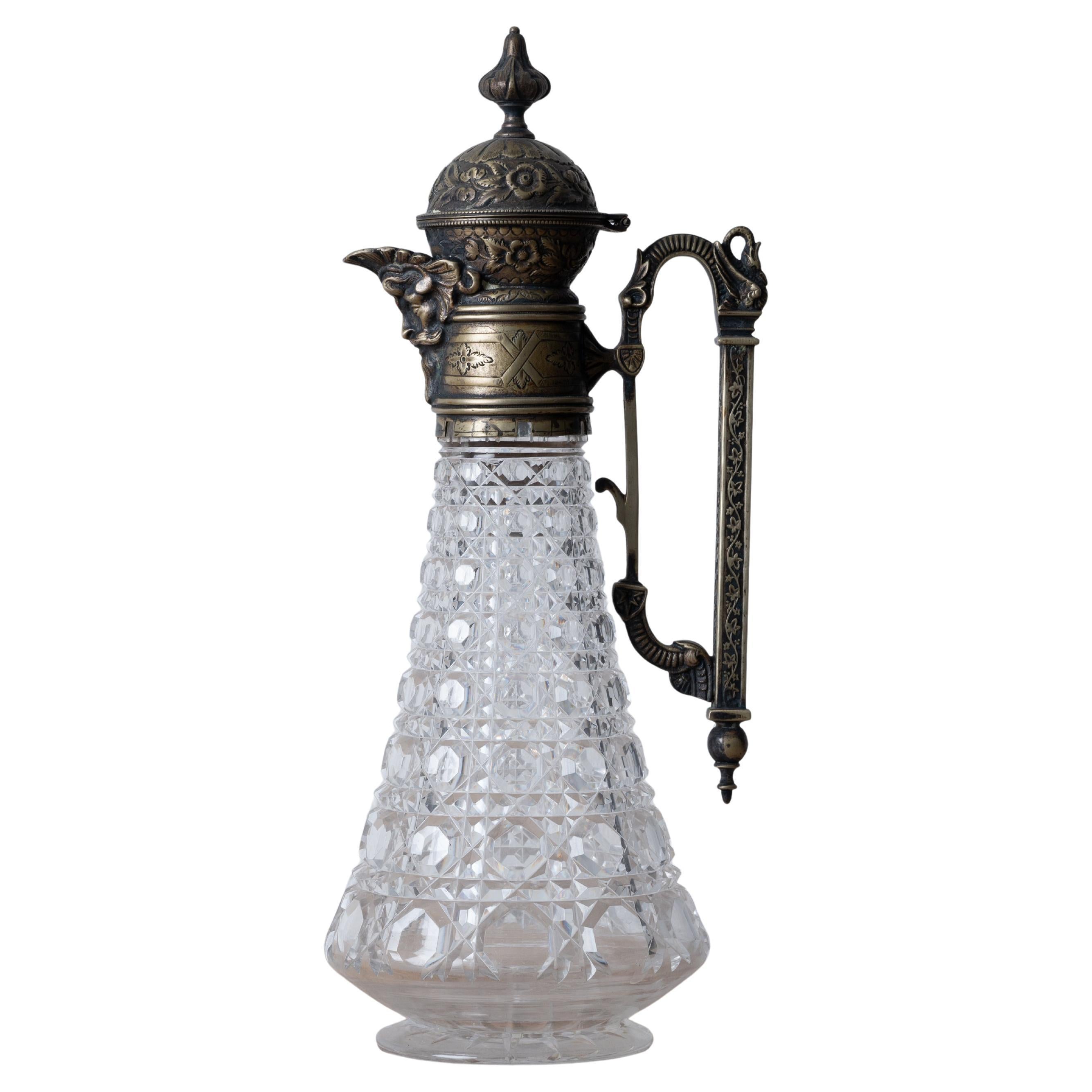 Viktorianischer Bacchus-Flakon, um 1890 im Angebot