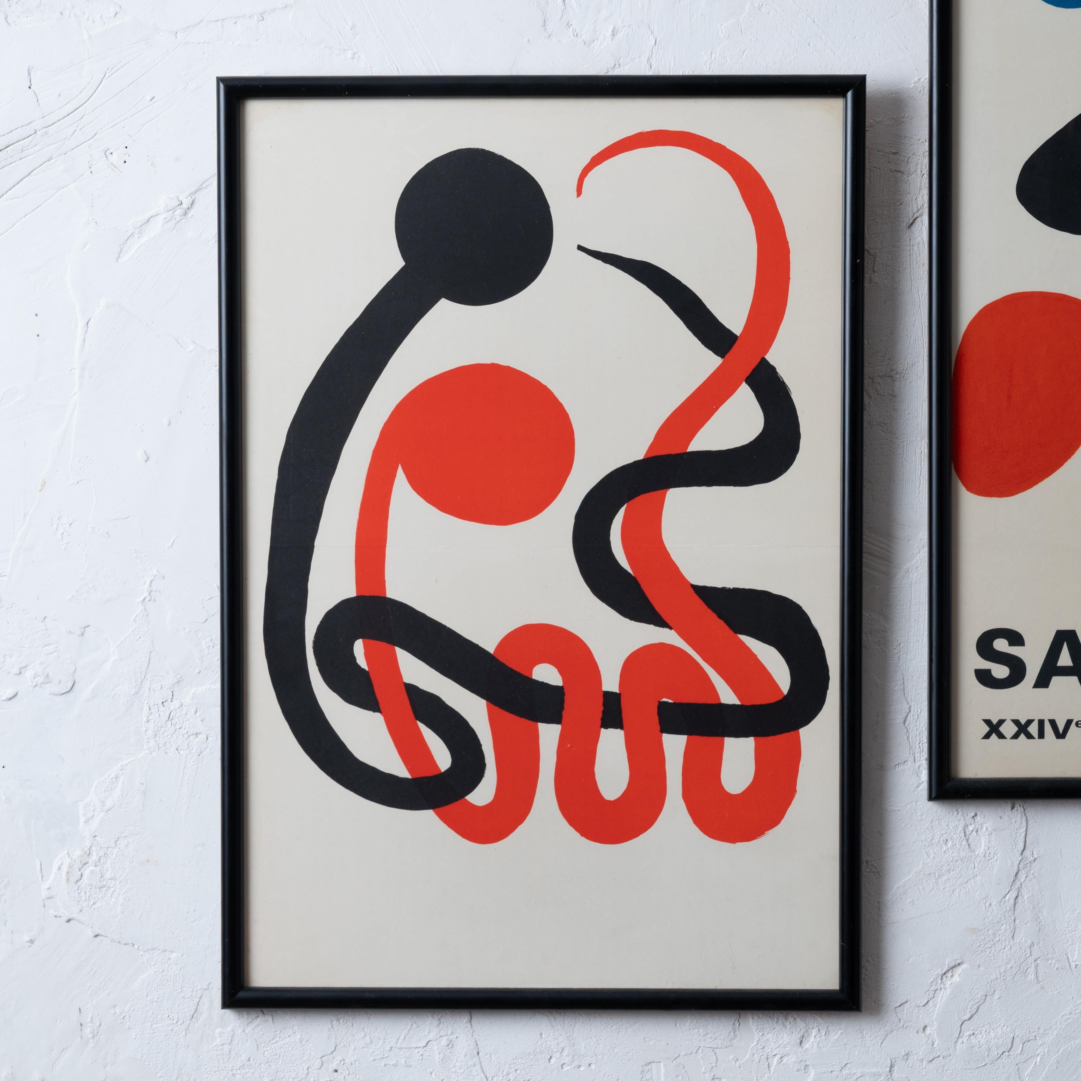 20th Century Alexander Calder Lithographs - A Pair For Sale