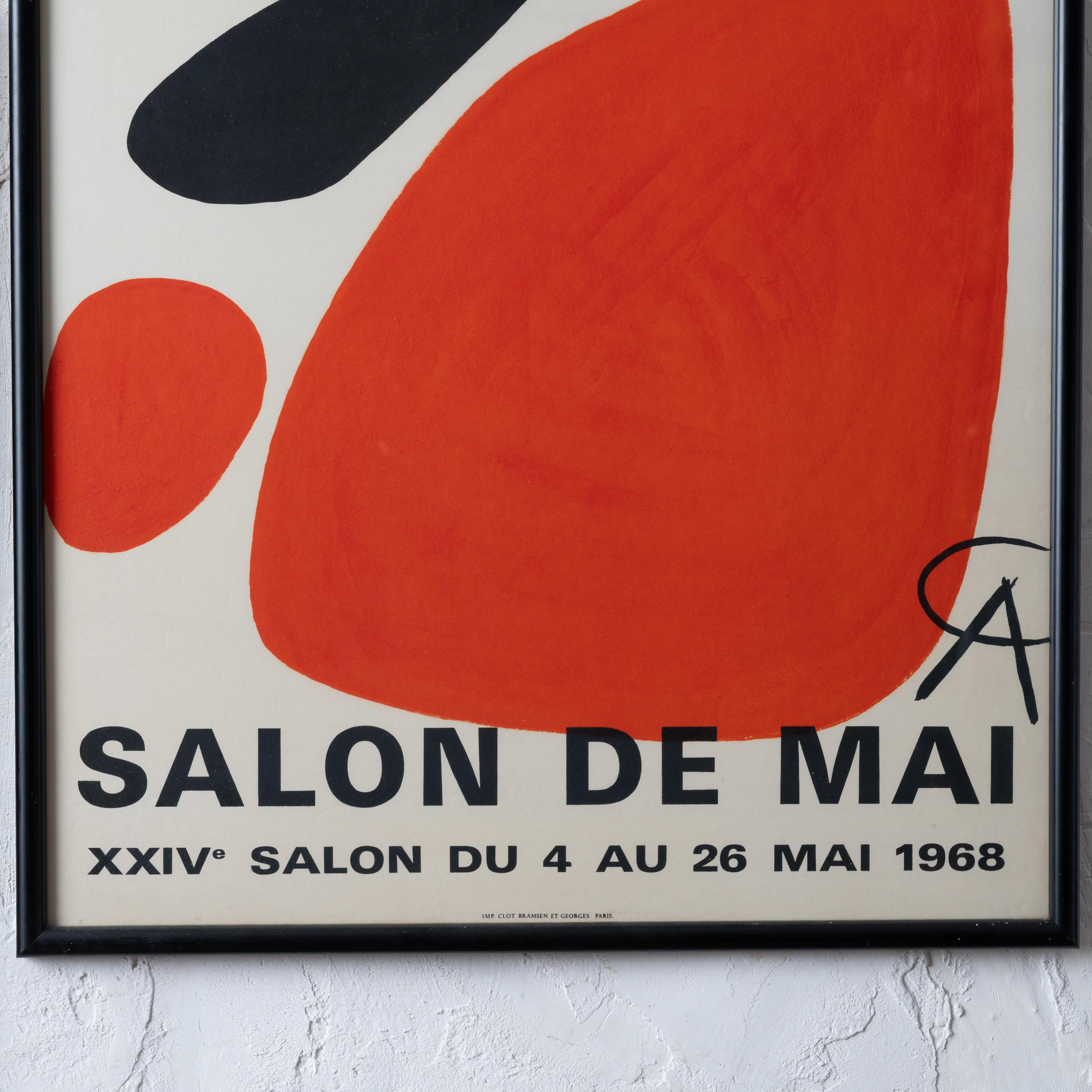 Glass Alexander Calder Lithographs - A Pair For Sale