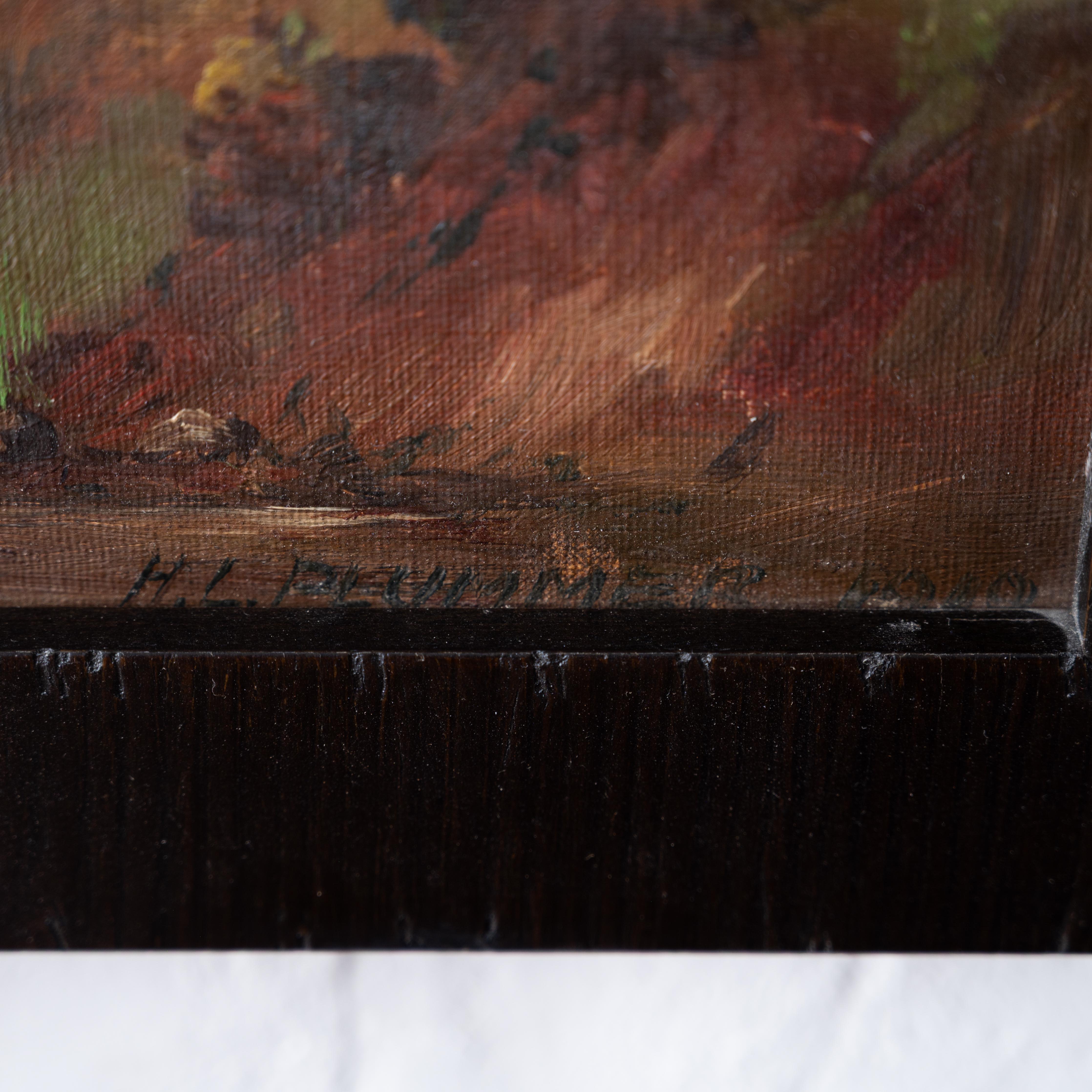 Fliegenfischer-Landschaft - H.L. Plummer, 1919 im Angebot 4