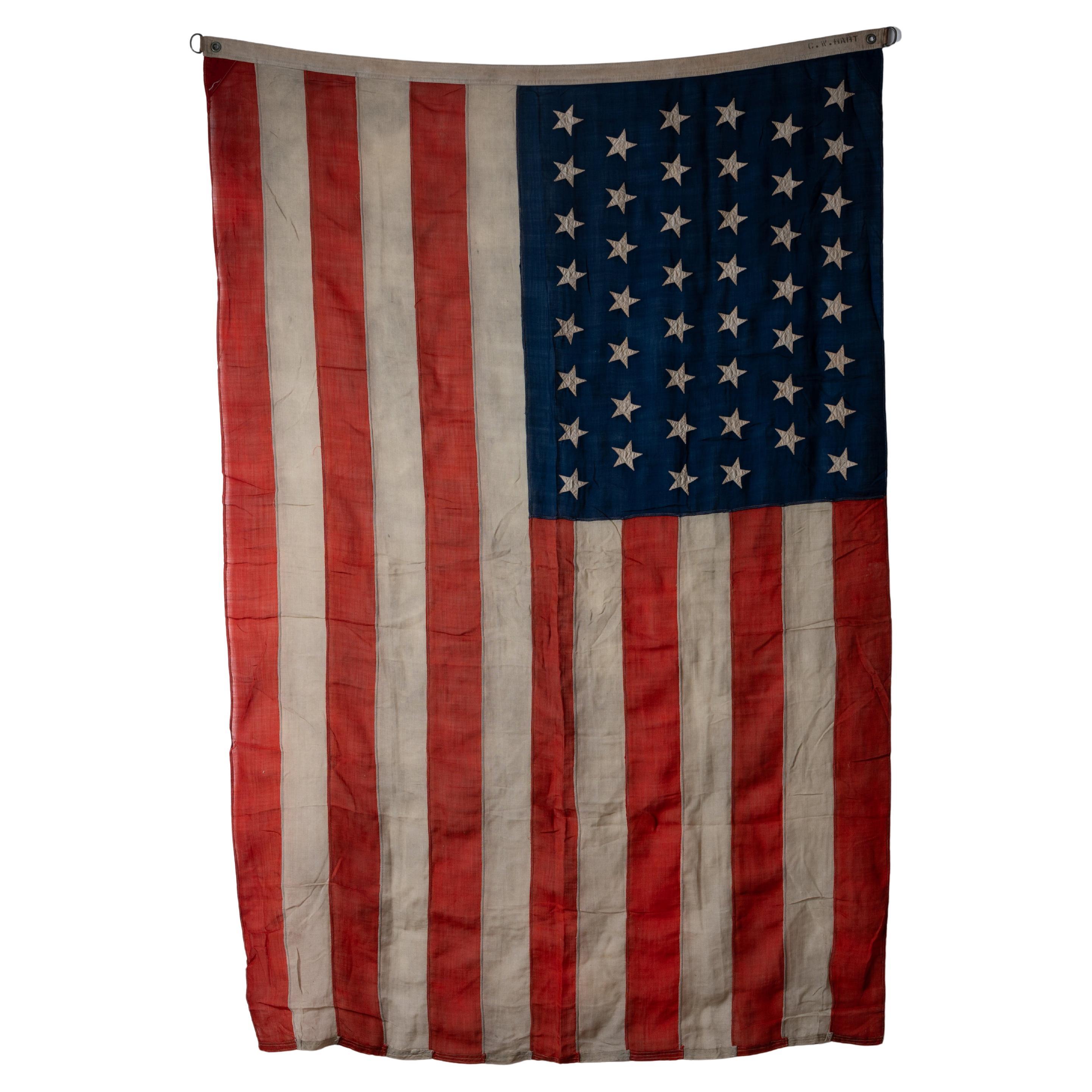 Drapeau américain 46 étoiles Hart-Parr Factory