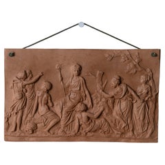 Römische Göttin Terrakotta-Relief, Museumskopie