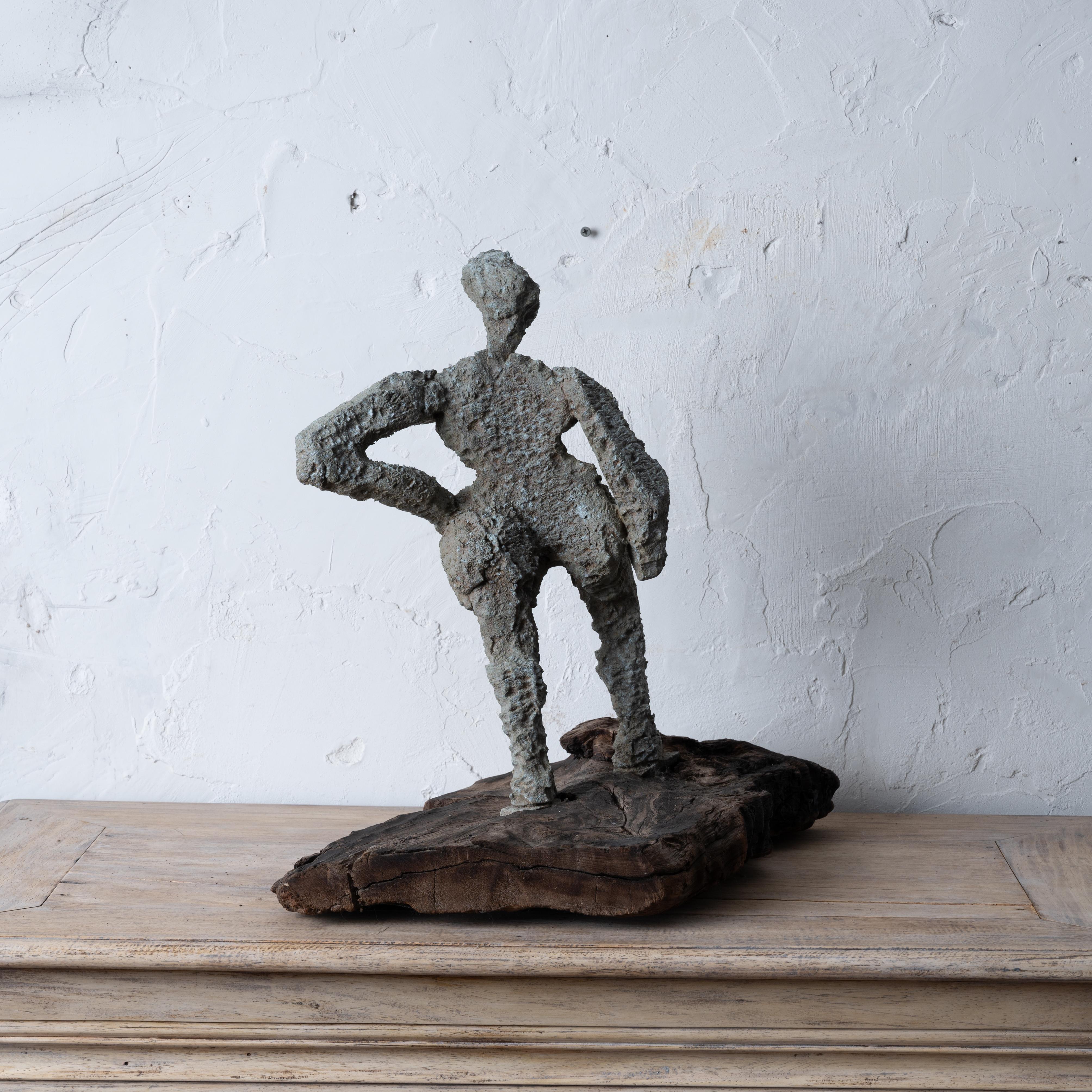 Mid-20th Century Abstract Figural Sculpture, France, 1950s For Sale