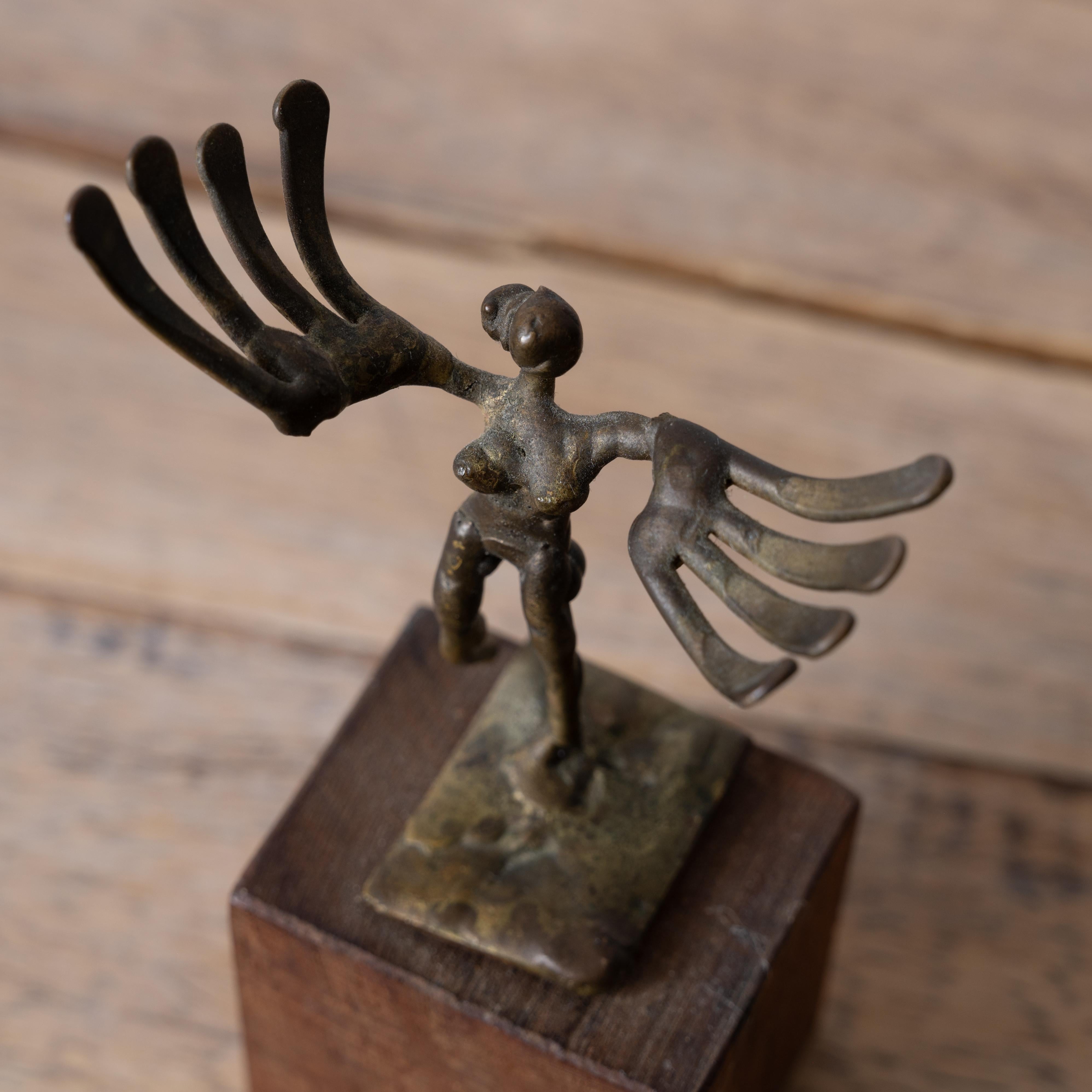 J.A. Scultura in bronzo Burlini, 1979 in vendita 1