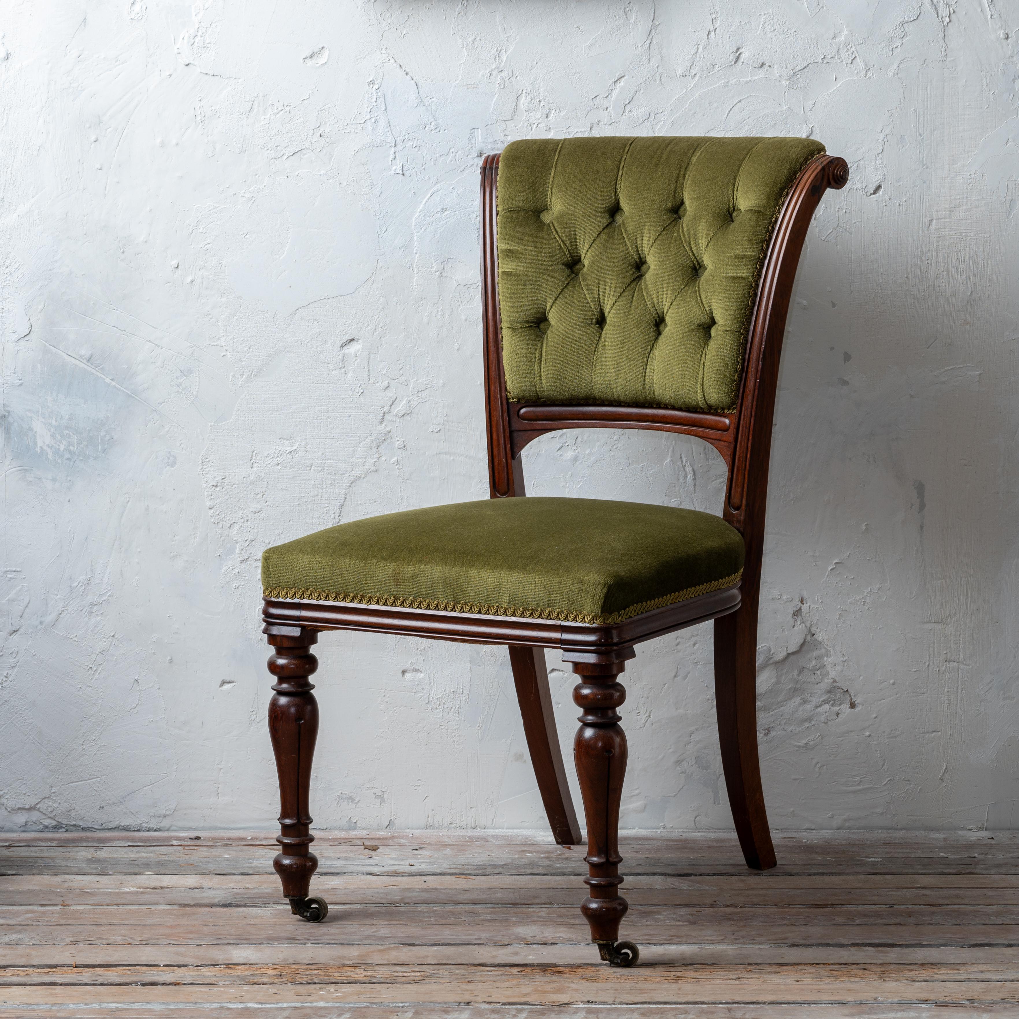 Early Victorian Side Chair In Good Condition For Sale In Savannah, GA