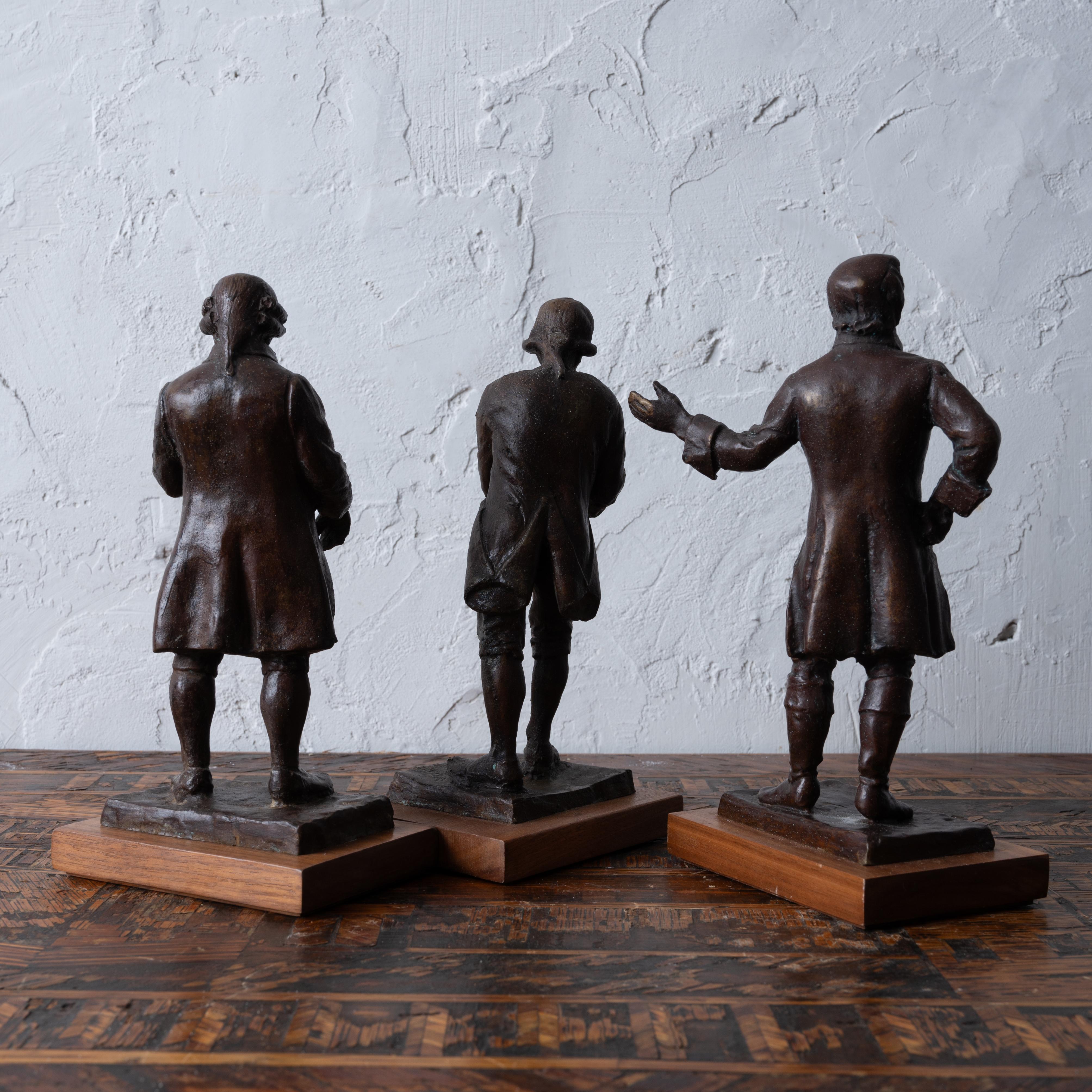 Founding Fathers WPA Bronzes by Rosario R. Fiore, 1930s For Sale 4