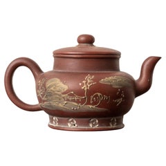 Yixing-Teekanne, Qing, um 1900