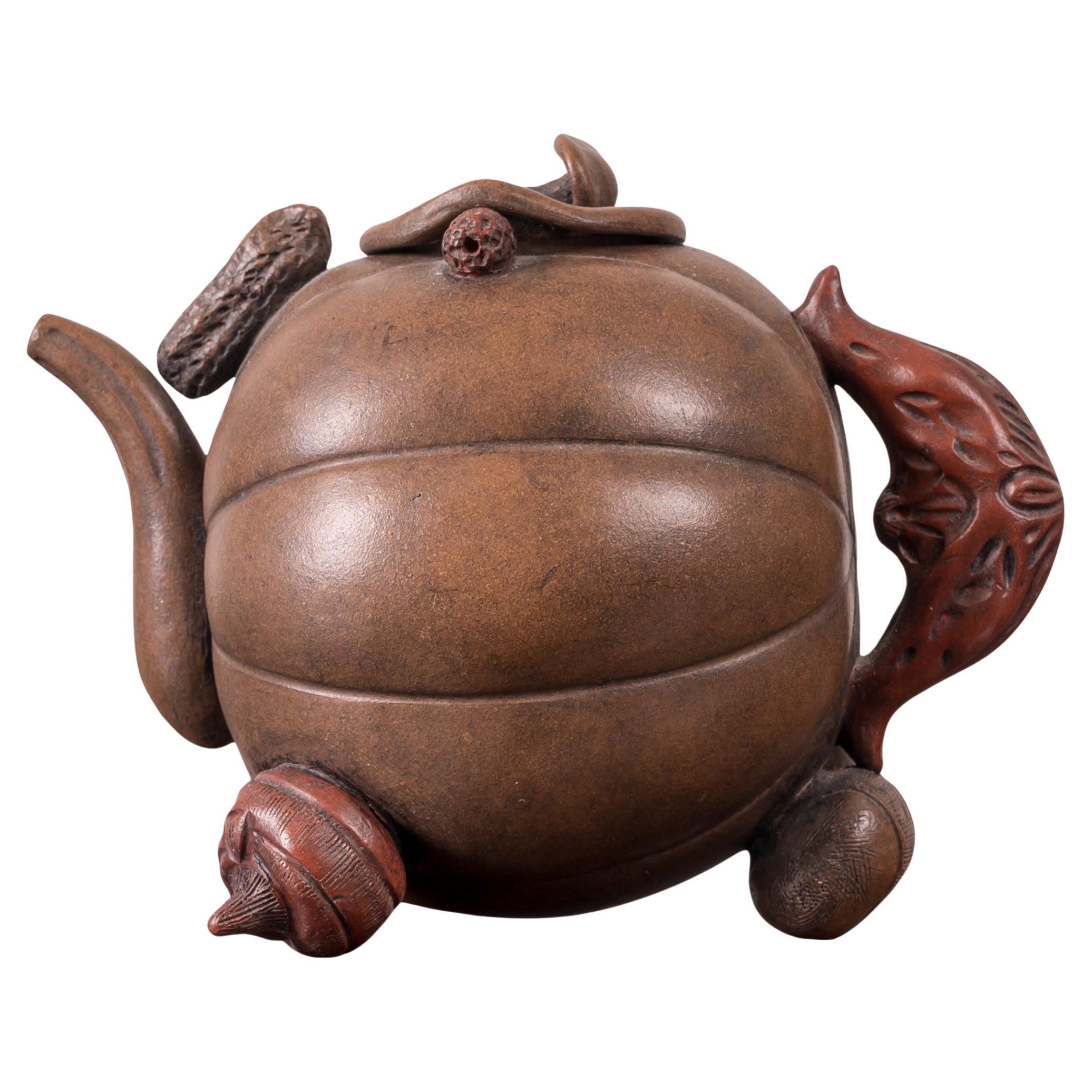 Yixing 'Hundred-Fruit' Teapot For Sale
