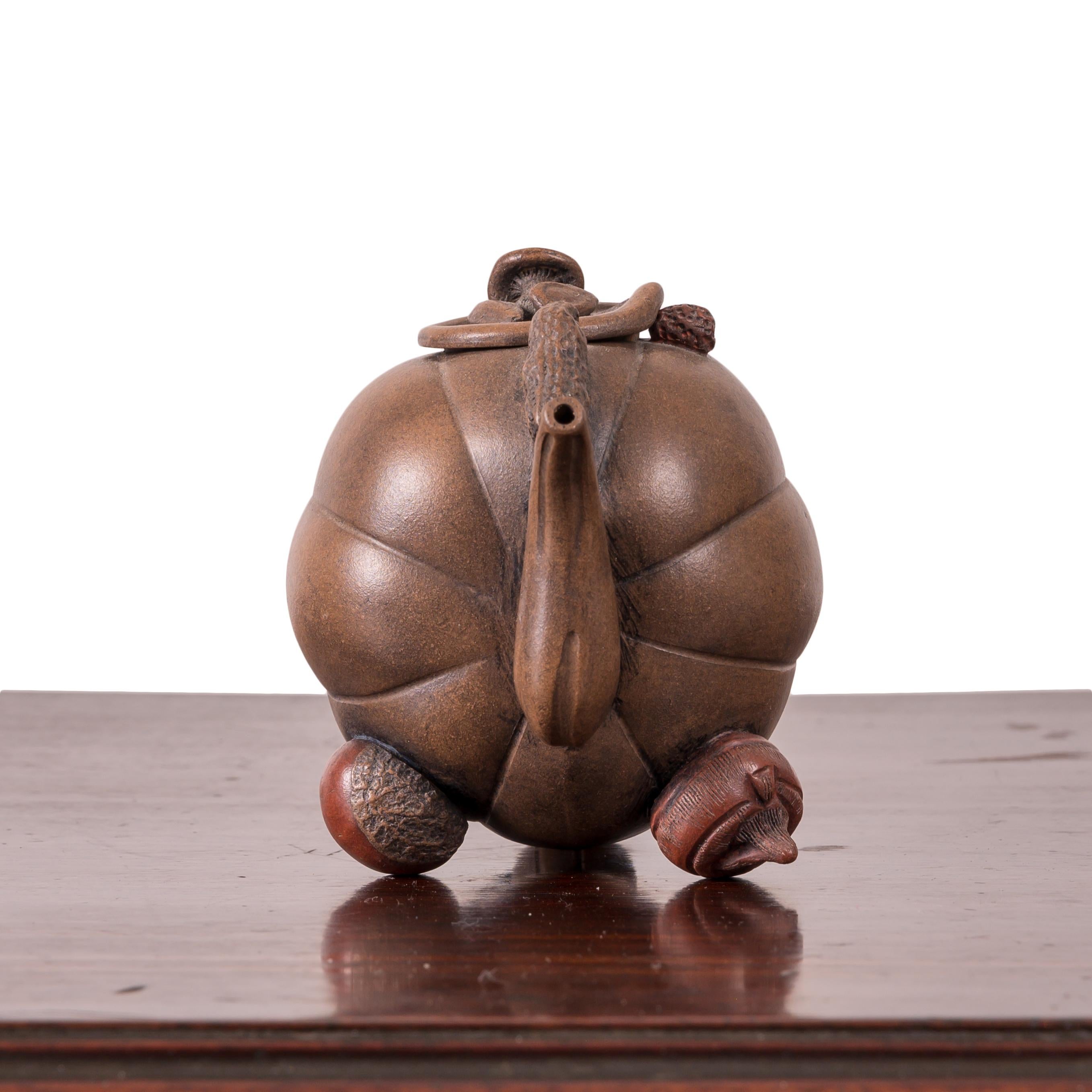 20th Century Yixing 'Hundred-Fruit' Teapot For Sale