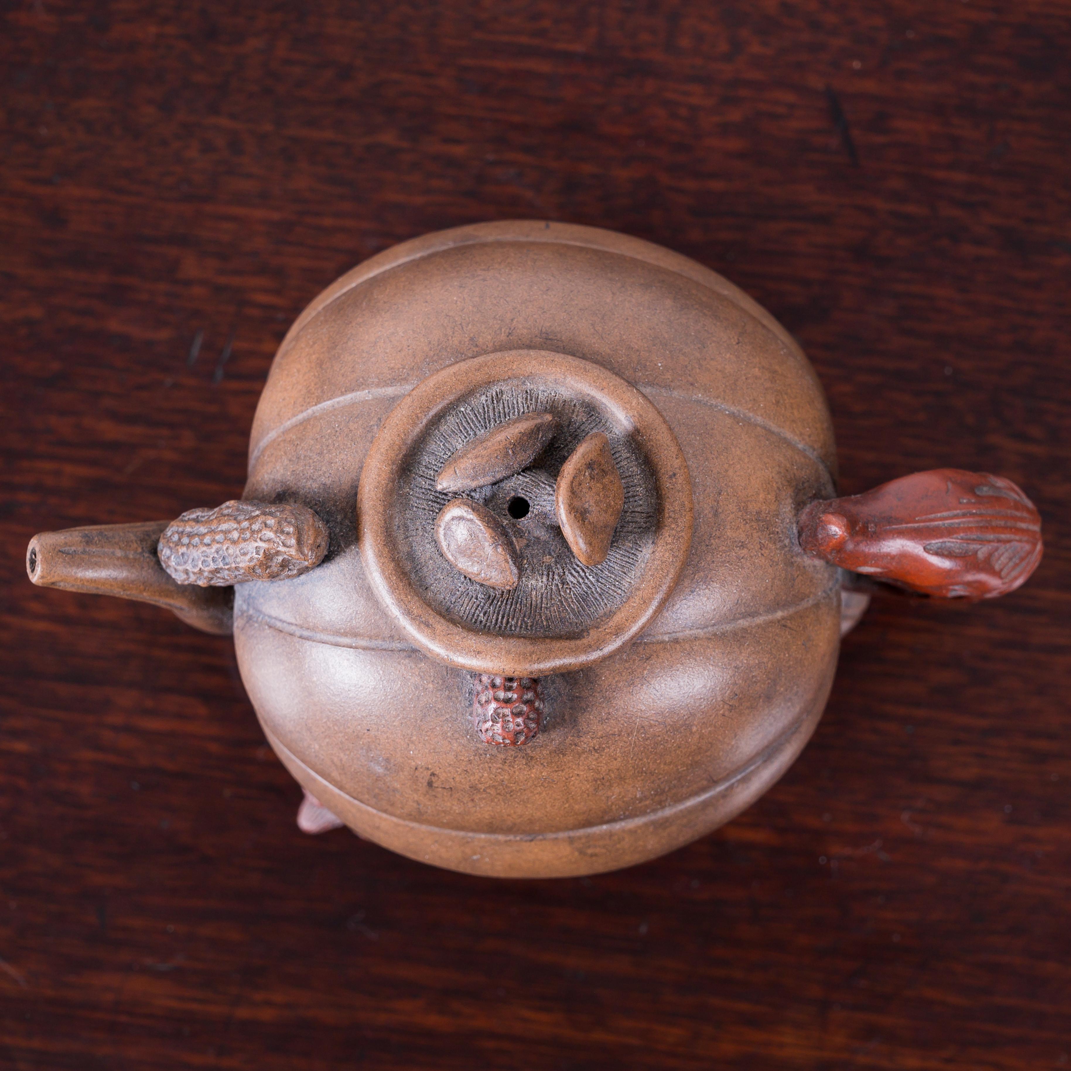 Yixing 'Hundred-Fruit' Teapot For Sale 1
