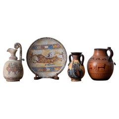 Lot of 4 Greek Replica Pottery