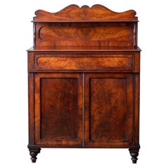 English Mahogany Chiffonier, 19th Century