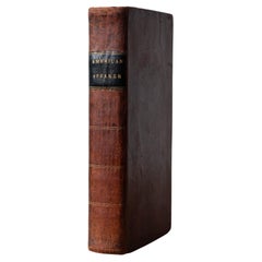 1818 The American Speaker Fifth Edition Antique Leather Bound Book Philadelphia
