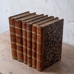 Antique 1845 Thiers Histoire Du Consulat Et De L'Empire, 6 Volumes