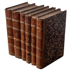Antique 1845 Thiers Histoire Du Consulat Et De L'Empire, 6 Volumes