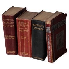 Four Antique Engineering Handbooks: Mechanical, Electrical, Machinery, Tools