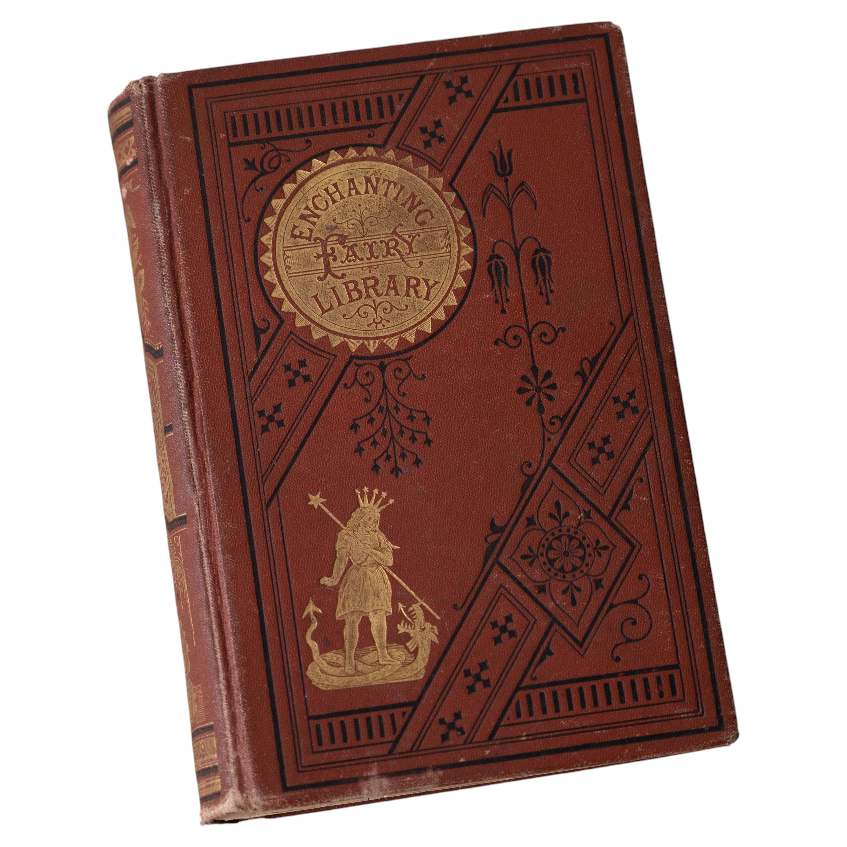 Märchen aus dem Osten – Antikes, vergoldet verziertes Märchenbuch von 1876 im Angebot