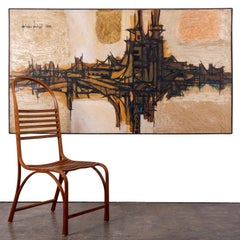 Rinaldo Paluzzi Mid Century Bridge Painting