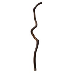 Vernon Edwards Carved Walking Stick, Savannah, 1980s