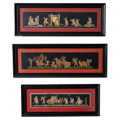 Three Pompeian Cupid Friezes after Geremia Discanno, c.1900
