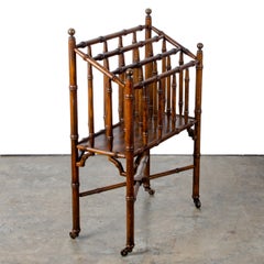 Faux Bamboo Canterbury Magazine Rack, c. 1950s