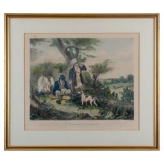 Gamekeepers Refreshing, Engraving by H. Pyall, After S.J.E. Jones, c.1829
