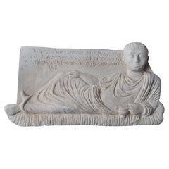 Palmyra Tomb of Zabda Relief, Plaster, Mid-20th Century