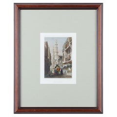 Rouargue - Cairo , Egypt, 1857 - Rare Hand-Colored Engraving