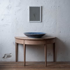Faux Bamboo White Lacquer Mirror, 20th Century
