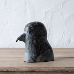 Inuit Bird Head Carving - Effie Angali'Taaq Arnaluaq, c. 1980