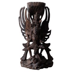 Vishnu Garuda on Naga Indonesian Carving, c. 1920