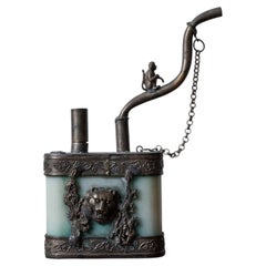 Chinese Lion and Monkey Smoking Pipe, 20th Century