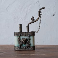 Chinese Lion and Monkey Smoking Pipe, 20th Century