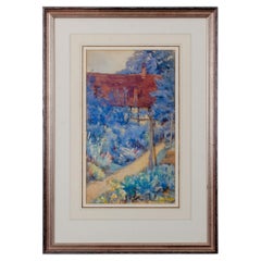 Gertrude Demain Hammond Watercolor Painting, 1926