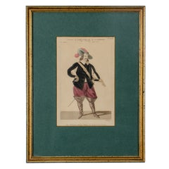 French Costume Engravings, Martinet c.1830s, Pair