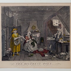 William Hogarth, *Il poeta afflitto*, 1820 circa