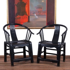 Chinese Horseshoe Chairs, 19th Century