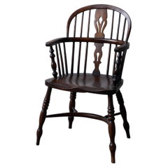 English Windsor Chair with Crinoline Stretcher