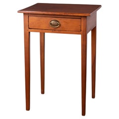 Commode à un tiroir en merisier de style Hepplewhite, début du XIXe siècle